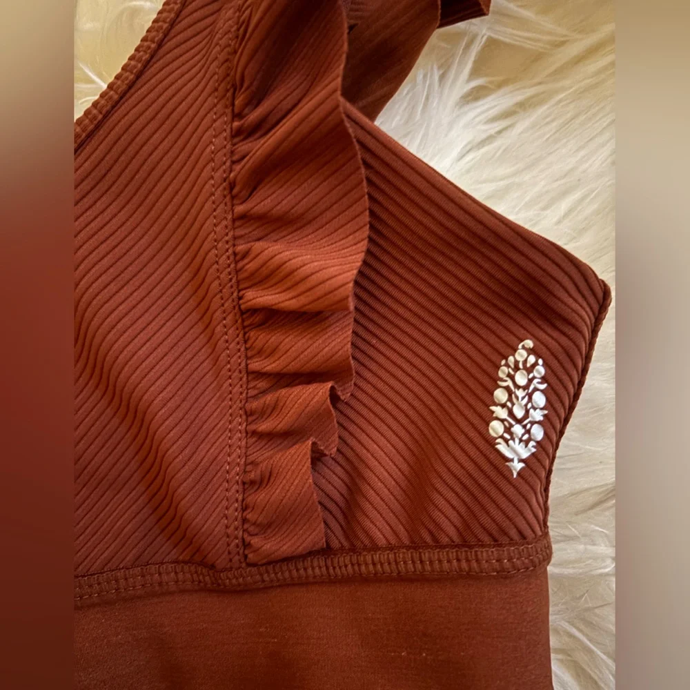 Free People Movement Ruffle Me Up Bra- only worn once! - Picture 2 of 5